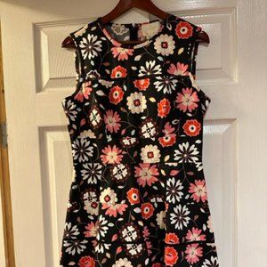 Kate Spade New York Black / Pink Floral Dress